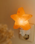 Salt crystal night light "Star"