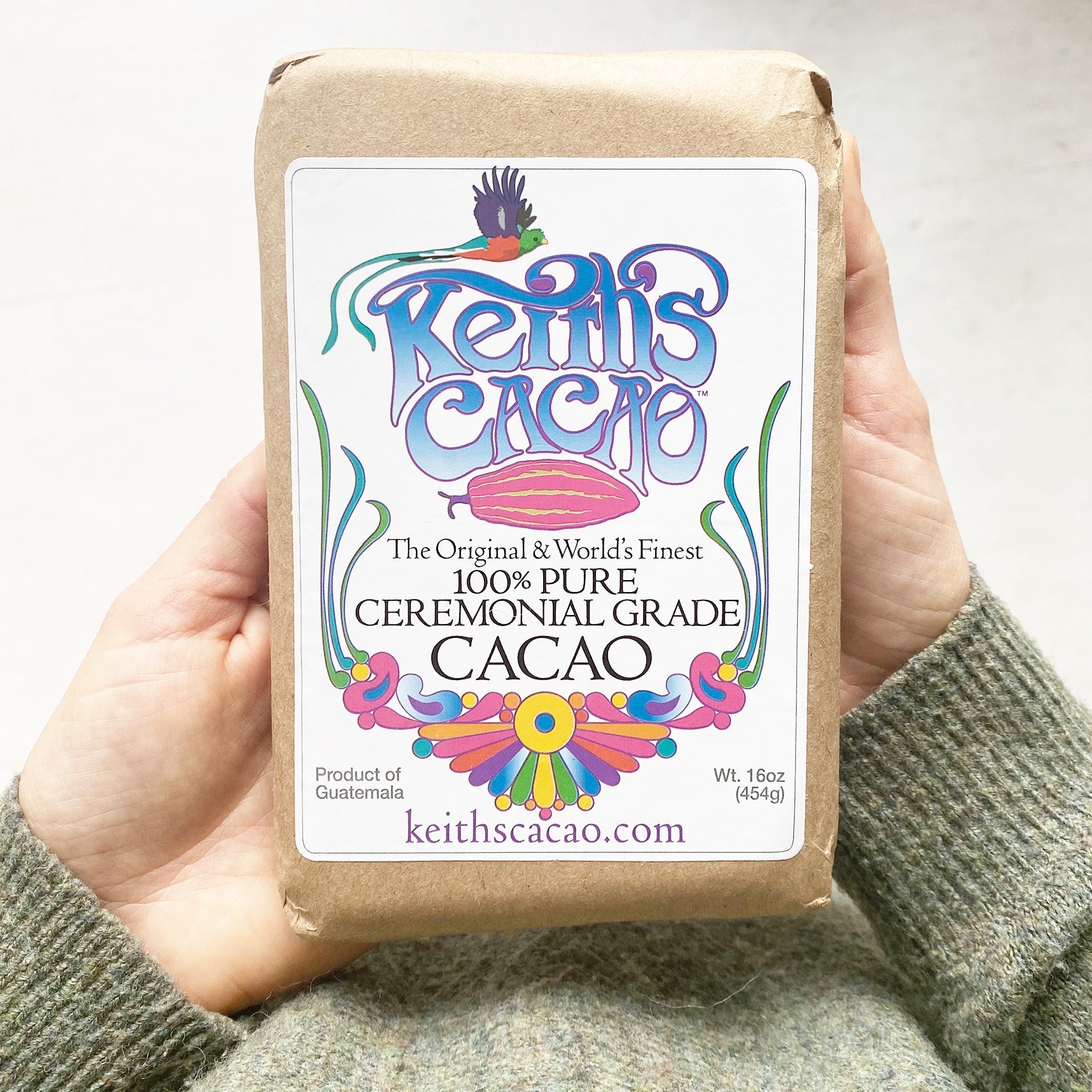 Der weltweit feinste 100% reiner Ceremonial Grade Cacao aus Guatemala. Keith's Cacao ist ein kraftvoller Herzöffner und pflanzlicher Superfood welcher Geist, Körper und Seele stärken.