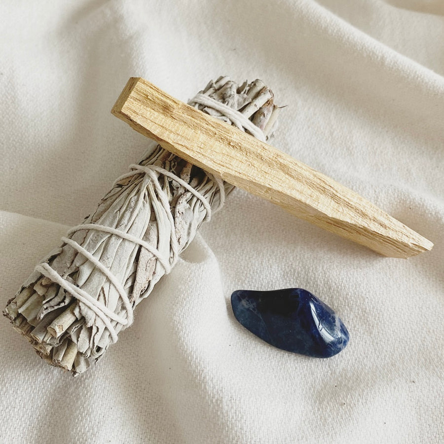 Weisser Salbei Palo Santo Sodalith